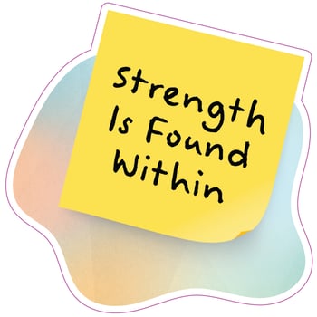 Strength is Found Within Note