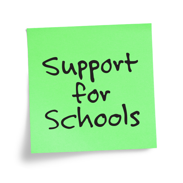 Support for Schools Sticky Note