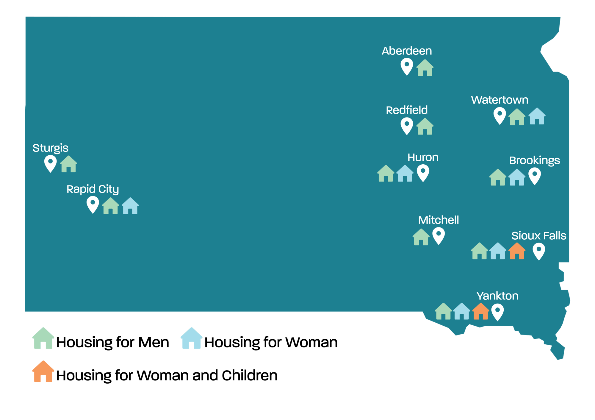 Supported Housing Map and Key Supported Housing Map and Key