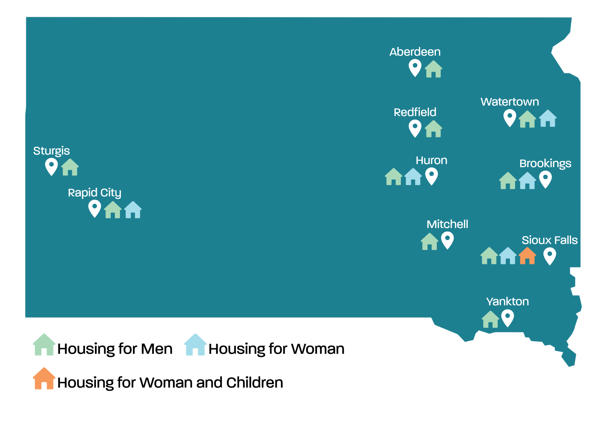 Supported Housing Map and Key - 6.5.25 Supported Housing Map and Key - 6.5.25