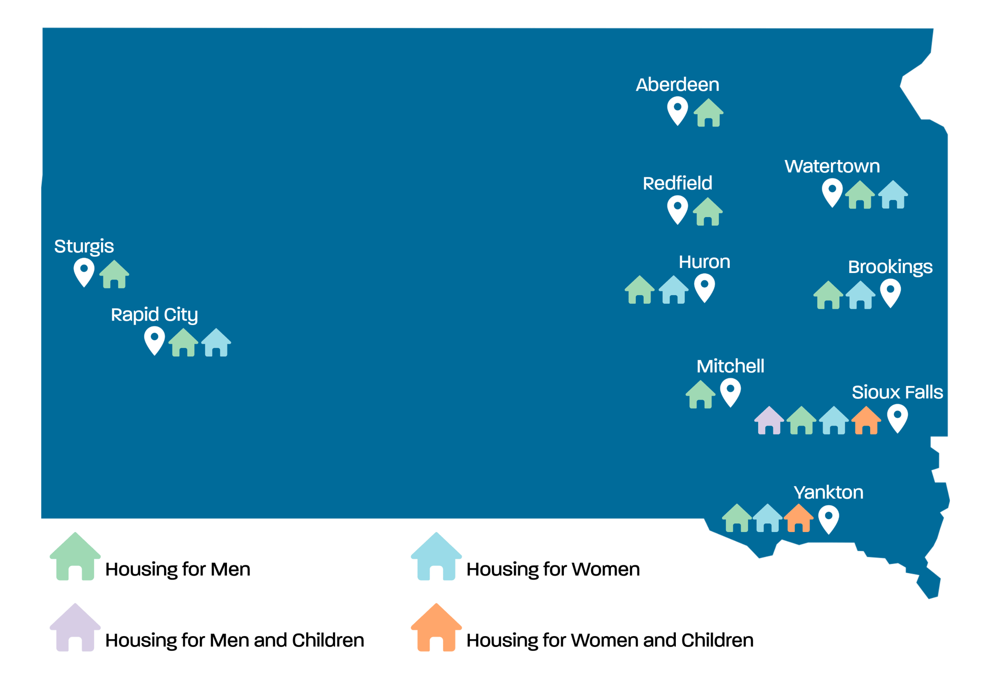 Supported Housing Map and Key Supported Housing Map and Key